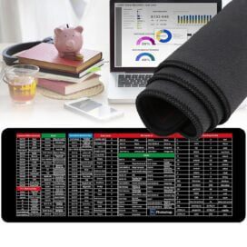 Extended Gaming Laptop Mouse Pad, Thick Non-Slip Rubber Base Desk Mat - Image 3
