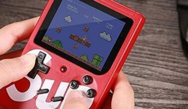 400 in 1 Sup Video Games Portable, Led Screen and USB Rechargeable, Handheld Console, Classic Retro Game Box Toy for Kids Boys & Girls (Multi Color ,1 pcs)