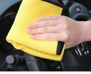 Super Absorbent Dual Sided Thick Lint &Streak Free Multipurpose Magic Microfiber Towel for Car,Bike,Home & Kitchen Cleaning ,Polishing & Detailing - Image 4