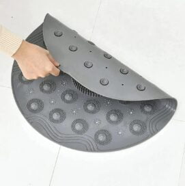 Shower Foot Cleaner Scrubber Foot Brush Massager Pad Non Slip Suction Cup Exfoliating Dead Skin Foot Mat for Shower (Pack of 2) - Image 3