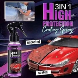 3 in 1 High Protection Quick Car Ceramic Coating Spray - Car Wax Polish Spray (Pack of 2) - Image 4