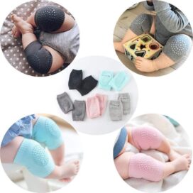 2 Pair Baby Crawling Elbow pad Baby Leg Warmer Baby Kneecap (Multi Color) - Image 4