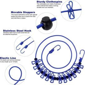 ravel Clothesline, Portable, Retractable and Adjustable Camping - Image 6