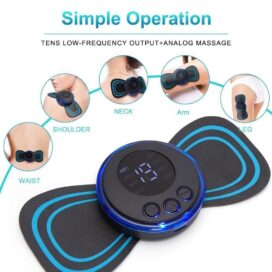 Mini Massager with 8 Modes and 19 Strength Levels,Rechargeable Electric Massager for Shoulder,Arms,Legs,Back Pain for Men and Women - Image 3