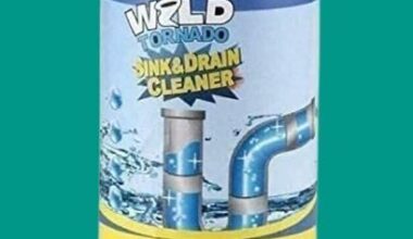 Powerful Drain Blockage Cleaner Sink