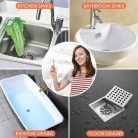 Drain Cleaner-Drain Cleaner Stick Remove Bad Smell of Drain, Toilet Pipes, Bathtub, Kitchen Sink - Image 6