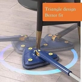 Blue Squeezing Triangle Cleaning Mop - Image 4