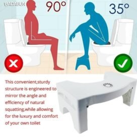 Plastic Foldable Anti-Constipation Potty Training Stool with Air Freshener Slot - Image 4