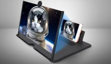 Portable 12X View F3 Screen Expander 3D Magnifier for Mobiles and Watching Movies Screen Expanders & Magnifiers