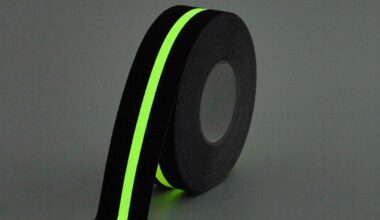 Anti Slip Safety Tape - None Skid Glow in The Dark Walk Strip Tape