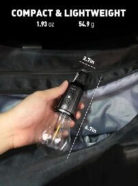 Decorative Hanging Bulb with 3 Modes Tent Lamp for Camping Pac of 2 - Image 3