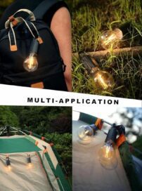 Decorative Hanging Bulb with 3 Modes Tent Lamp for Camping Pack of 1 - Image 2