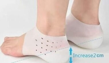 Height Increase Insole Wearable Heel Cushion