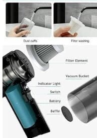 Portable Air Duster Wireless Vacuum Cleaner - Image 2