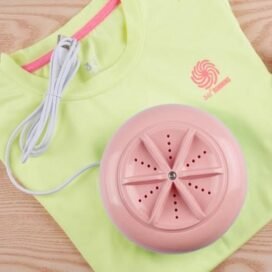 Portable Mini Washing Machine Ultrasonic Turbine Washer - Image 6