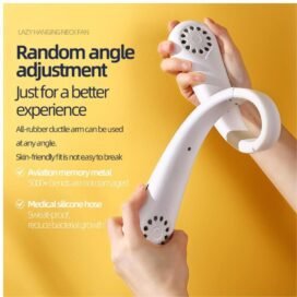 Portable Neck Fan, Hands Free Wearable Bladeless Fan, Ultra Light Rechargeable Mini USB Fan for Travel/Home/Office, 3 Speeds - Image 5