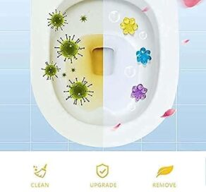 Toilet Freshener- Toilet Freshener and Cleaner Flower Gel - Image 6