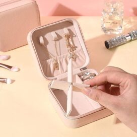 Portable Travel Jewellery Organizer Pouch (Assorted) - Image 3
