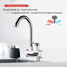 Electric Water Heater And Tankless Fast Water Heating Tap Instant Hot Kitchen Faucet - Image 3