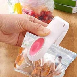 Smart Bag Sealer Heat Seal, Portable Mini Sealing Machine for Food Storage, Food Sealer Handheld for Vacuum Sealer Bags, Plastic Bags, Snack Bags, Chip Bags - Image 4
