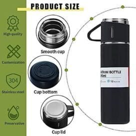 Stainless Steel Vacuum Flask Travel Water Bottle - Image 4