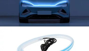 Universal Flexible Car Led Hood Strip Lights (White Light)
