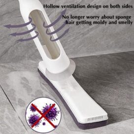 Squeezing Mop, Folding Sponge Absorbs More - Image 3