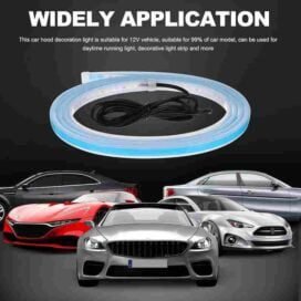 Universal Flexible Car Led Hood Strip Lights (White Light) - Image 5