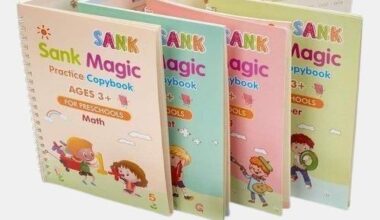 Sank Magic Practice Copybook (4 BOOKS,1 PEN,1 GRIP,10 REFILL)