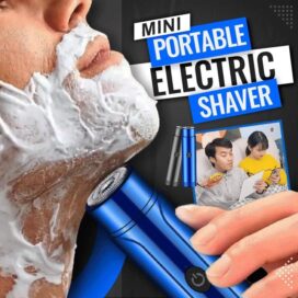 Mini Electric Shaver for Men Washable Small Portable Razor Rechargeable USB Car Charging Dry Wet Use Easy Carry - Image 5