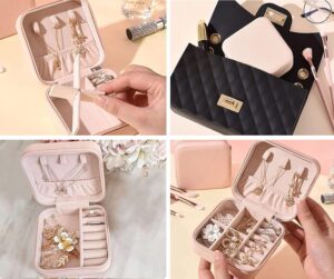 Portable Travel Jewellery Organizer Pouch (Assorted) - Image 4