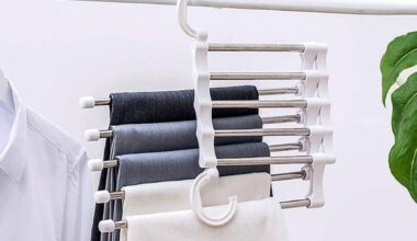 Hanger-5 In 1 Stainless Steel Multifunction Retractable Pants Rack Trouser Hanger(Pack of 1)
