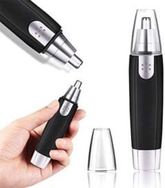 Nose Hair Trimmer Battery-Operated Ear and Nose Hair Trimmer Clipper Painless - Image 3