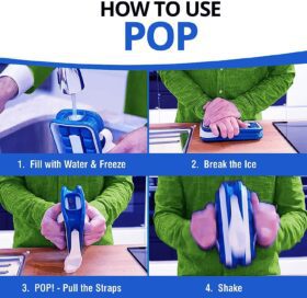 Folding Curling Ice Tray Molds Bar Maker Bag - Image 4