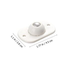 Adhesive Wheel-Mini Casters 360 Degree Rotation Self Adhesive Wheels Pulley (Pack of 4) - Image 2