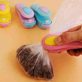 Smart Bag Sealer Heat Seal, Portable Mini Sealing Machine for Food Storage, Food Sealer Handheld for Vacuum Sealer Bags, Plastic Bags, Snack Bags, Chip Bags - Image 3