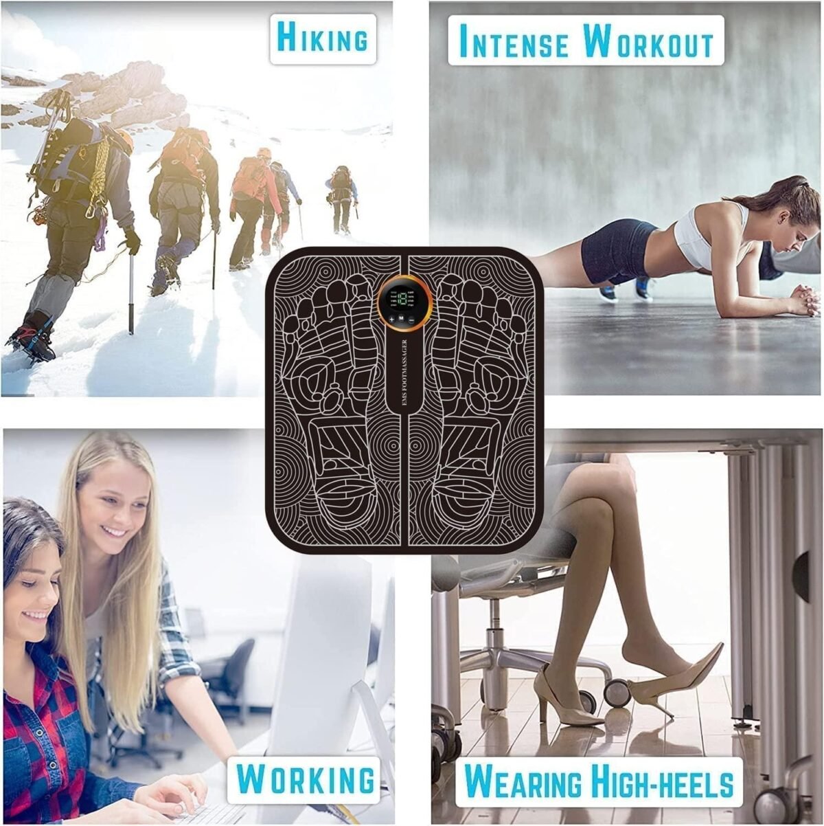 Vibrating Bubble Electric Ems Foot Massager Pad - Image 7