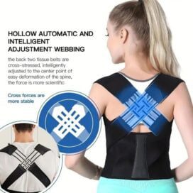 (Copy) Adjustable Back Posture Corrector/ Slouching Relieve Pain Belt Women Men - Image 3