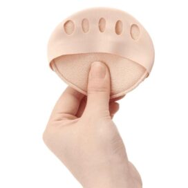 Invisible Fashion Women Ruffle Wave Girls Toe Pad Inserts Forefoot Pads Half Insoles Five Toes Socks - Image 2