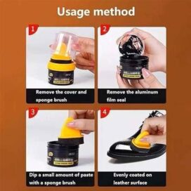 Leather Repair Cream Liquid Shoe Polish - Image 2