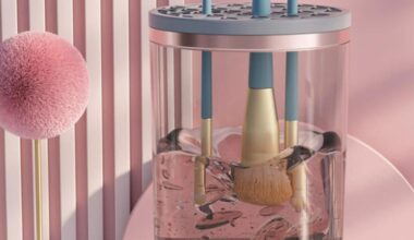 Make Up Brush Cleaner,Electric Brush Cleaner, USB Rechargeable Automatic Deep Cosmetic Cleaning Device