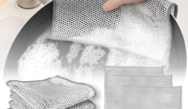 Multipurpose Wire Dishwashing Rags for Wet and Dry Pack of 10