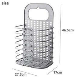 Plastic Multipurpose Hanging Laundry Basket - Image 2