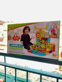 Battery Operated 81pcs Rotating Building Blocks with Gears for STEM Learning - Image 6
