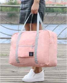 Foldable Travel Bag Tote Lightweight Waterproof Duffel Bag (Pack of 1) - Image 3