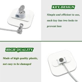 Refrigerator Locks Freezer Lock with Key for Child Safety - Image 3
