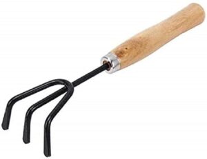 Gardening Tools kit Hand Cultivator, Small Trowel, Garden Fork (Set of 3) - Image 2