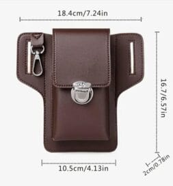 Men's PU Leather Phone Case with Belt Loop - Image 5