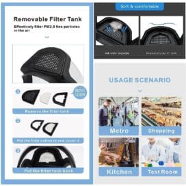 Full Face Anti-Fog Transparent Face Mask - Image 5