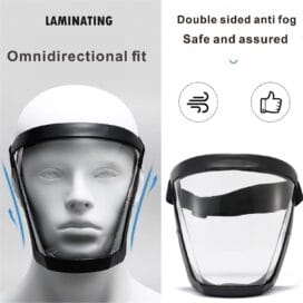 Full Face Anti-Fog Transparent Face Mask - Image 4